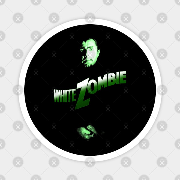 White Zombie Design Magnet by HellwoodOutfitters